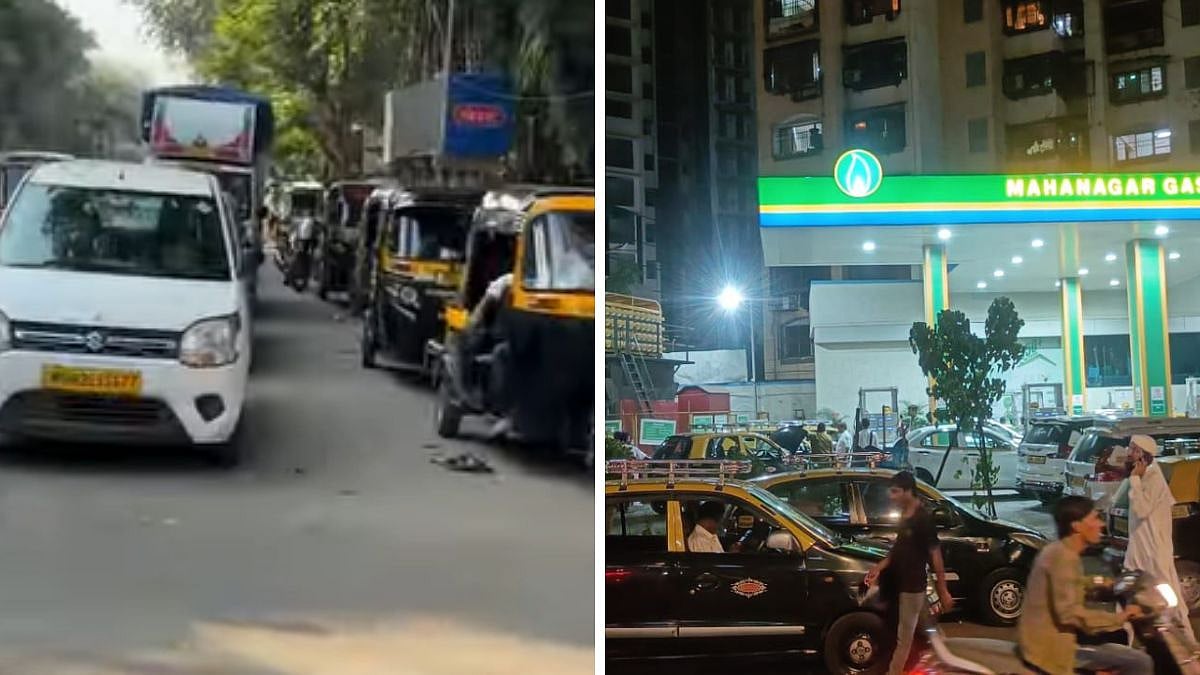 Mumbai Faces Major Fuel Shortage After CNG Pipeline Damage In Wadala; Internet Flooded With Visuals...