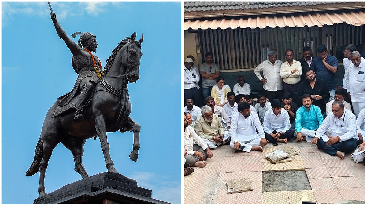 Pune: PWD Reinstates Chhatrapati Shivaji Maharaj Statue At Haveli Tehsil Office After Public...