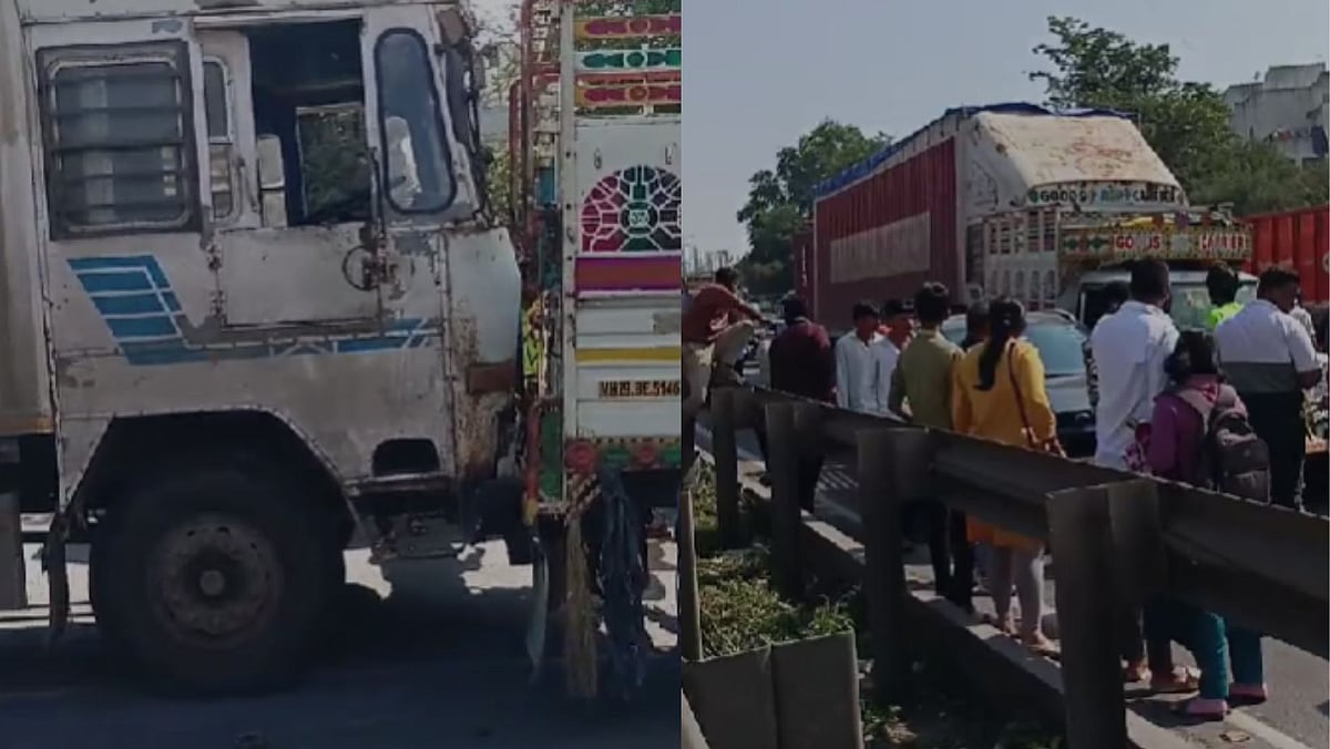 Another Accident Near Pune's Navale Bridge: Overspeeding Container Triggers 5-Vehicle Pile-Up