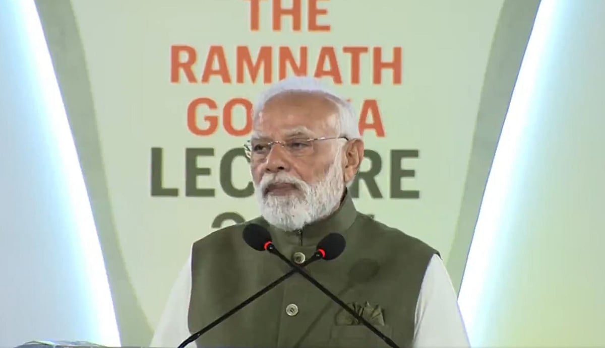 India Is Emerging Model For The World, Says PM Modi At Ramnath Goenka Lecture - VIDEO 