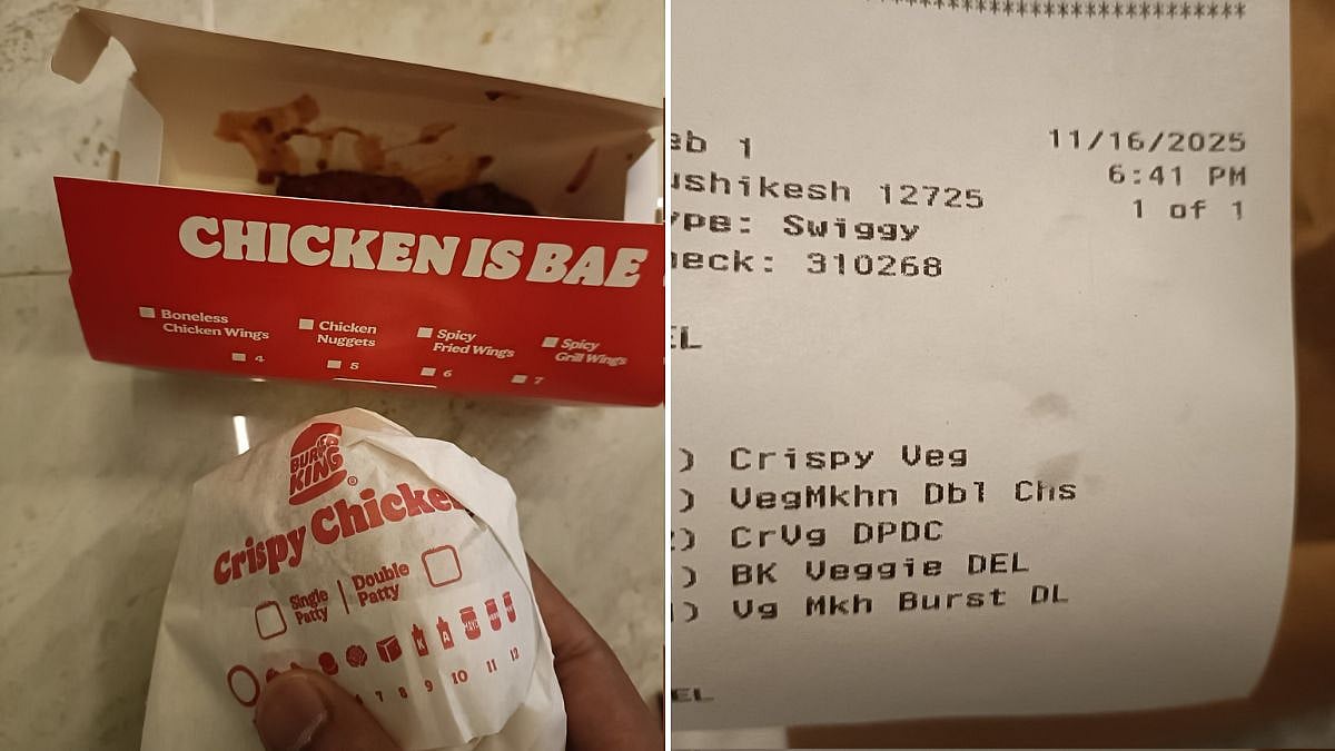 Swiggy Faces Backlash After Vegetarian Order Delivered With Non-Veg Item, Customer Service Criticized 