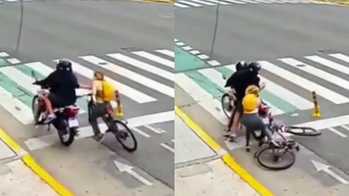 On Camera: Brave Russian Woman Fights Off Robbers In Argentina, Holds Attacker Until Police Arrive; WATCH 