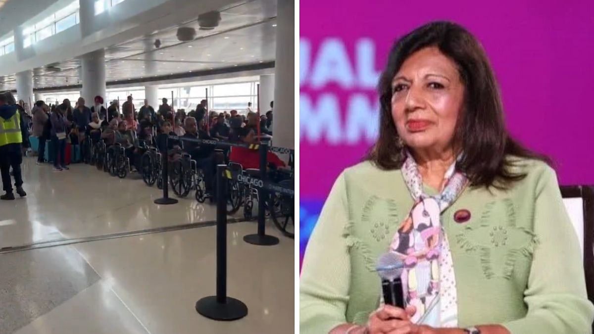 'Charge ₹5,000 Per Airport': Kiran Mazumdar-Shaw Reacts To Viral Video Alleging Wheelchair Misuse By Indian Flyers 