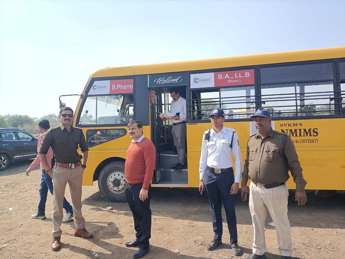 Indore News: RTO And Traffic Police Collect Fine Of ₹40,000 From 7 School Buses; A Pending Tax...