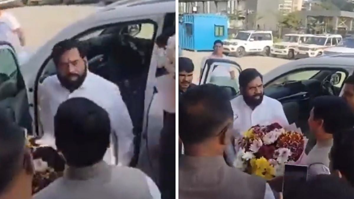 'One Side Is Repaired & Other Is Full Of Potholes': Eknath Shinde Raps MBMC Chief Over Bad Roads In Mira-Bhayandar; Video Goes Viral 