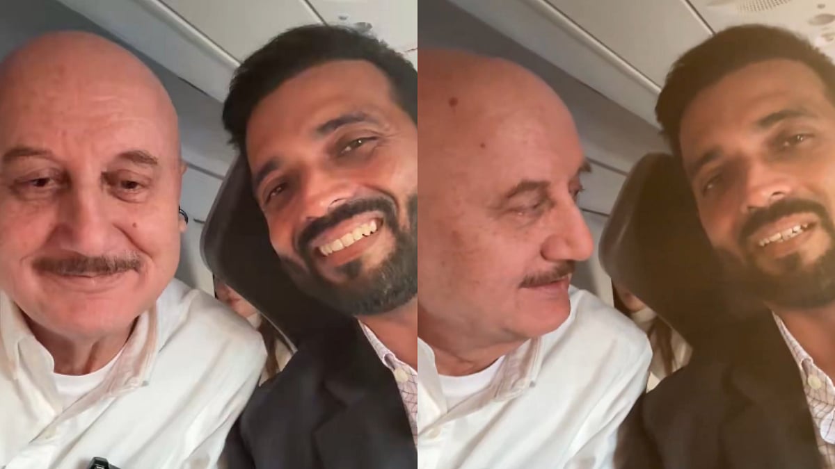 'That Scary Moment': Anupam Kher Meets Ajinkya Rahane On Delhi-Mumbai Flight, Reveals Their Plane Touched Down & Took Off Again - Watch Video 