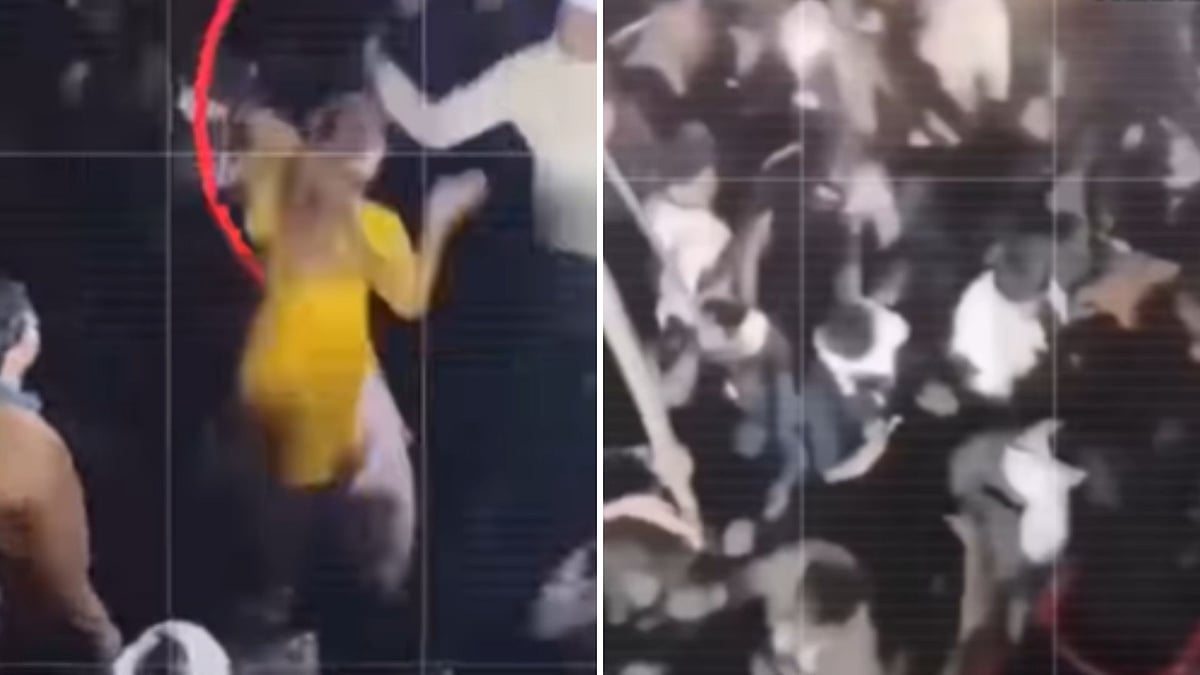 On Camera: Dancer Gets Beaten On Stage In Haryana's Nuh After Confronting Groom's Uncle Over...