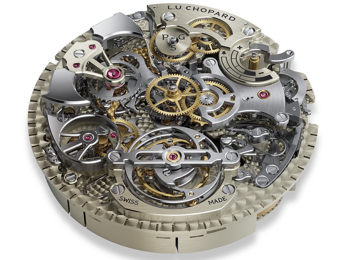 The L.U.C Caliber 08.03-L powers the timepiece