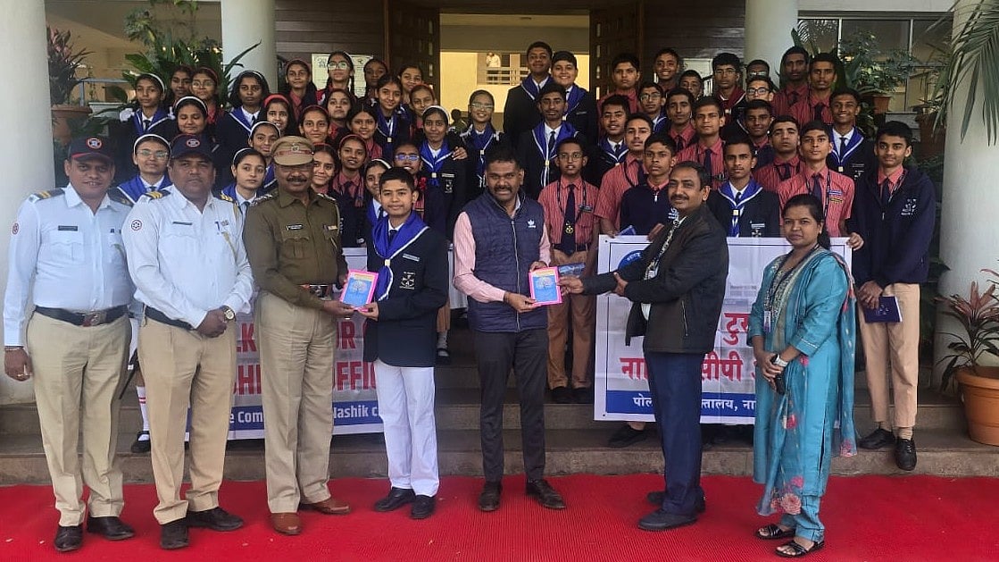 Nashik: St. Francis Students Appointed As ‘Traffic Ambassadors’ During CP Office Visit