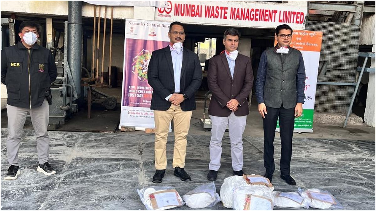 Mumbai NCB Destroys 25 Kg Narcotics Seized From Navi Mumbai Drug Syndicate Linked To International Kingpin 