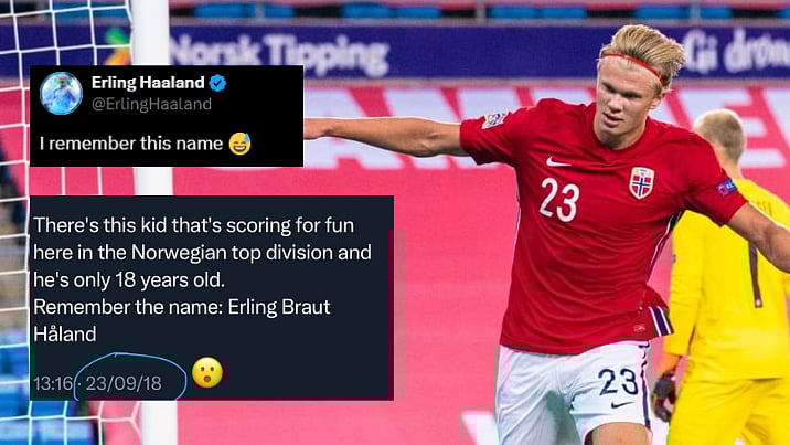 'I Remember This Name': Erling Haaland Breaks The Internet After Sealing Norway's First World Cup Berth in 28 Years 