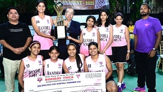 Bandra YMCA won the women's basketball title