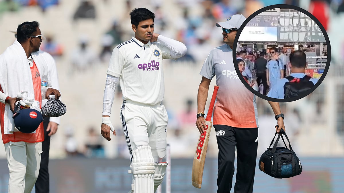 IND vs SA 2nd Test: Shubman Gill Spotted Wearing Neck Brace At Kolkata Airport On His Way To Guwahati; Video 