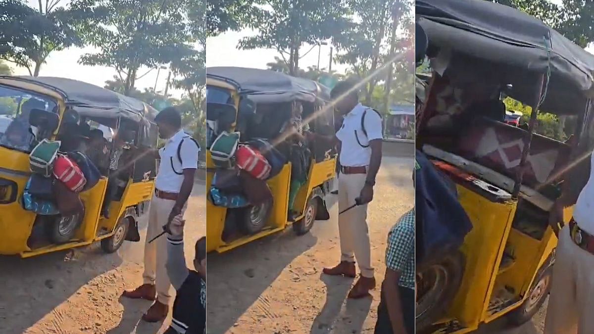23 Children Packed Into Single Auto In Telangana’s Nagar Kurnool; Vehicle Seized, Video Goes Viral