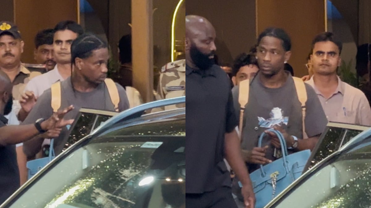 Travis Scott Ignores Paps As He Arrives In Mumbai Ahead Of Concert; Watch Video