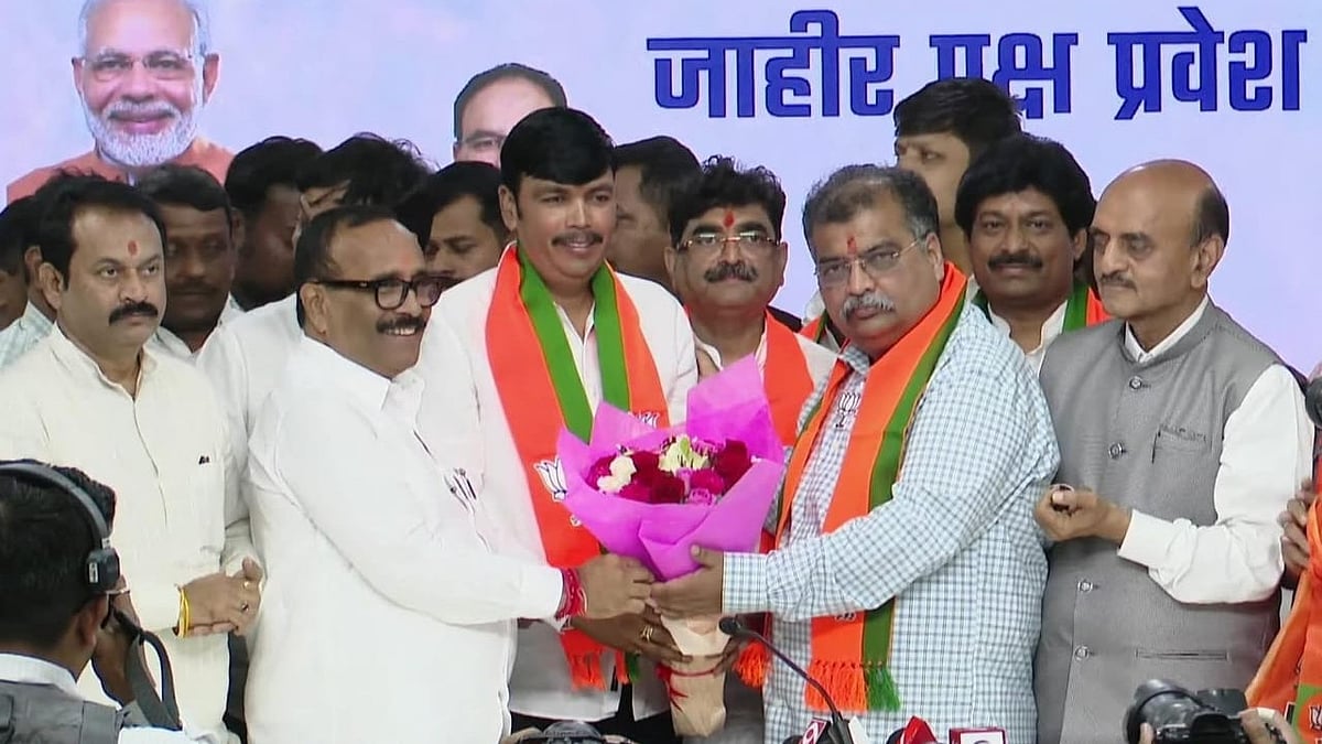 Ahead Of Civic Polls, Political Joinings Into BJP Rise In Chhatrapati Sambhajinagar