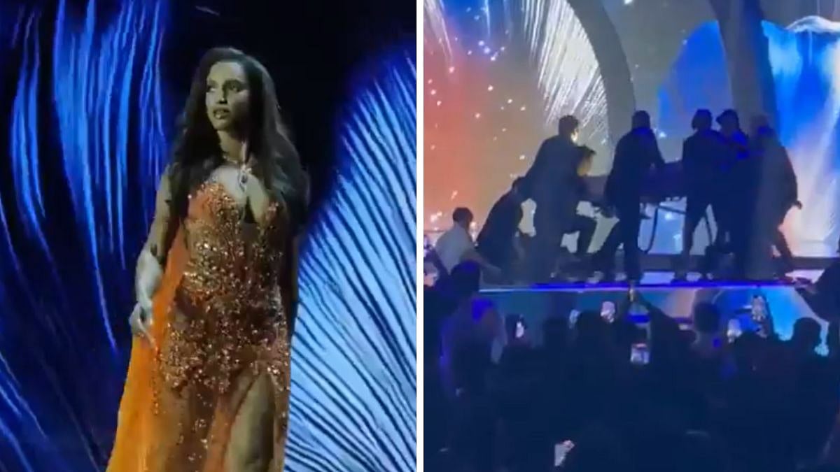 Miss Jamaica, Gabrielle Henry, Falls Off Miss Universe Stage, Ends Up On Stretcher; Video Goes Viral 