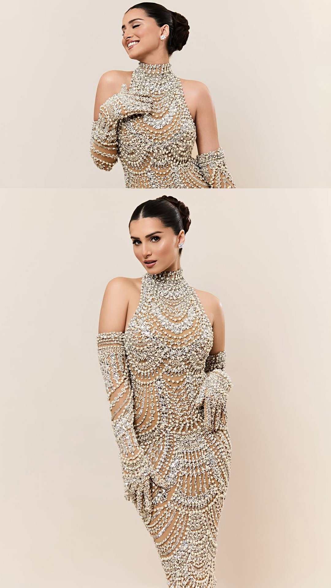 Tara Sutaria Dazzles In Jewel-Studded Sequin Dress For Her Romantic Birthday With Boyfriend Veer...