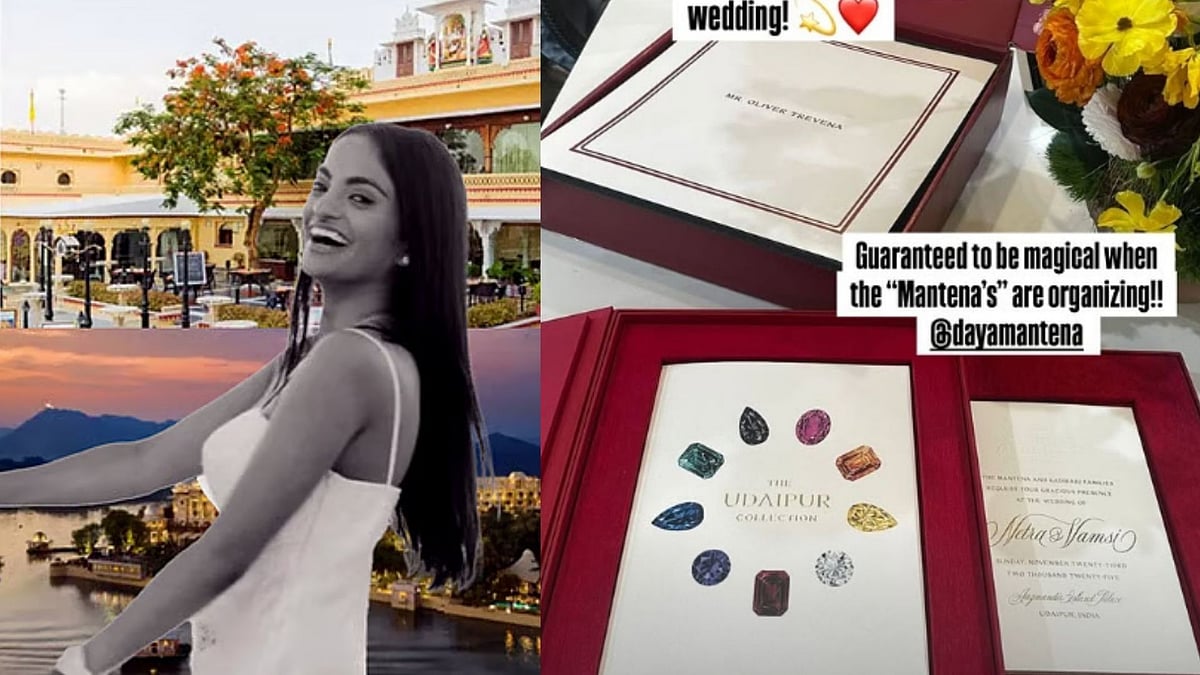 First Look: Inside Netra Mantena & Vamsi Gadiraju’s Udaipur Wedding Invitation 
