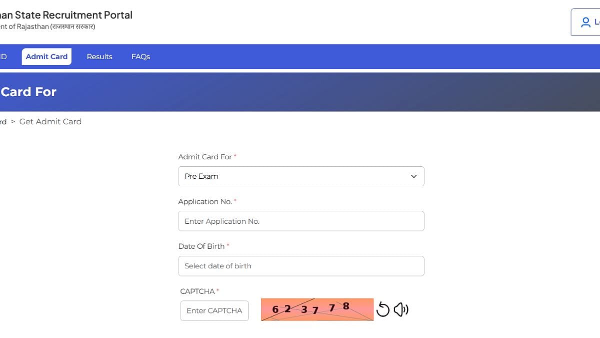 Rajasthan Vahan Chalak Admit Card 2025 Out; Check Exam Pattern Here 