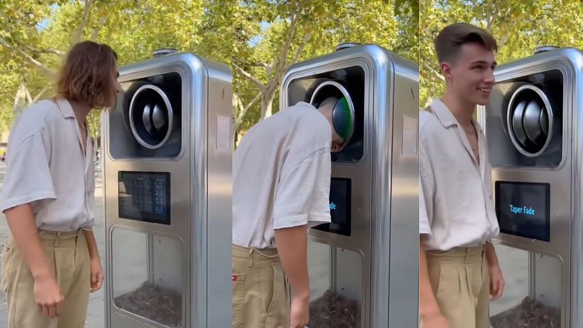 Will Machines Take Over Barber's Job? Viral Video Shows Man Getting Haircut From Automatic Device 