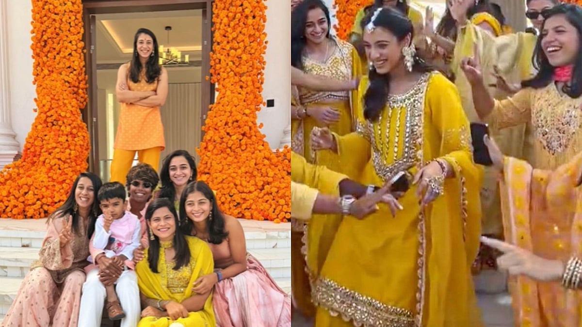 Smriti Mandhana Looks Gorgeous At Haldi Ceremony: Dances With Her 'Ladki Wale' Cricket Team 