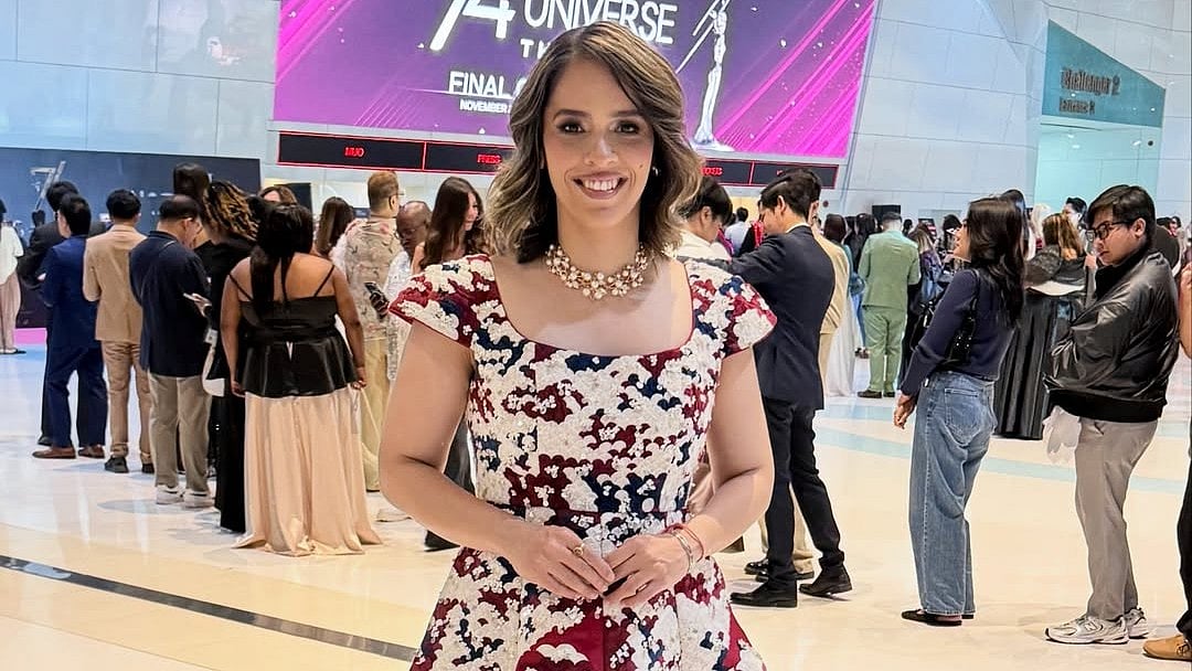 Saina Nehwal Among The Judges At Miss Universe 2025, Indian Badminton Star Dazzles In Floral Gown