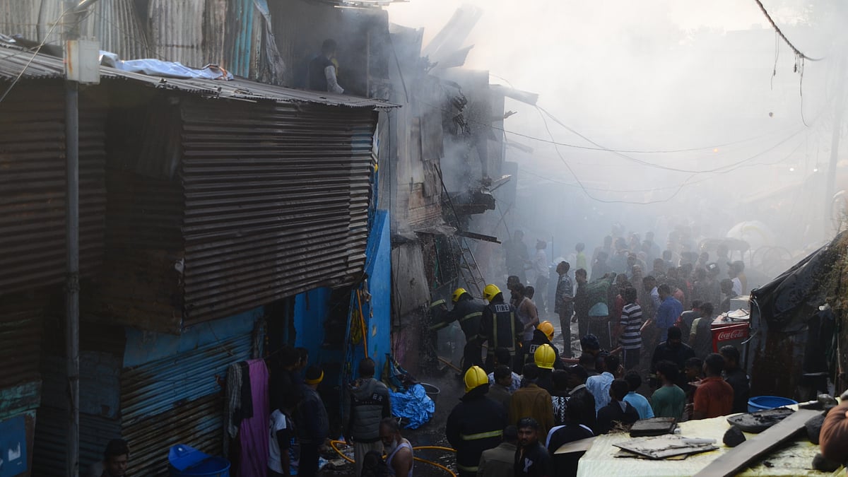 Massive Fire Guts 13 Houses, Scrap Warehouse In Nashik's Panchasheel Nagar