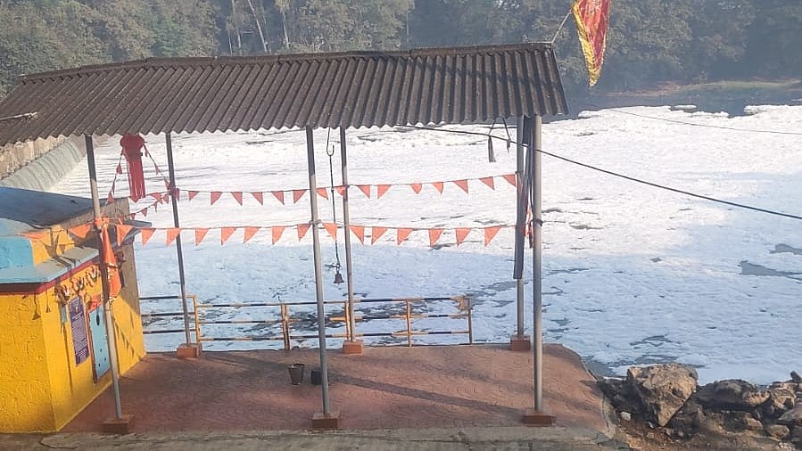 VIDEO: Toxic Foam Seen On Pavana River In Pimpri-Chinchwad’s Thergaon