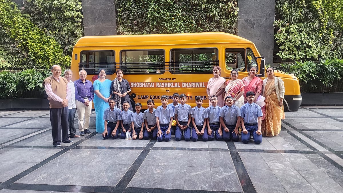 Pune: RM Dhariwal Foundation Donates School Bus To Camp Education Society