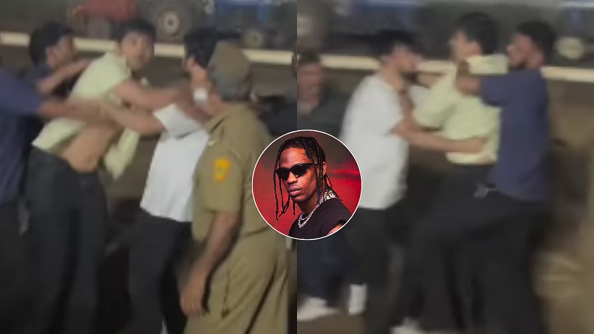 Travis Scott's Mumbai Concert Turns Chaotic: Fans Break Into Massive Brawl At Venue, Seen Grabbing...