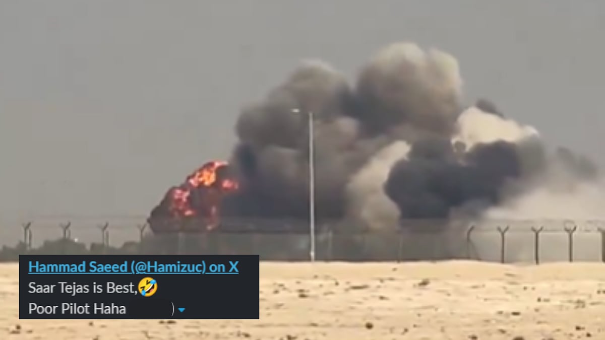 'Poor Pilot Haha': Sadistic Pak Netizens Joke About India's Tejas Jet Crash At Dubai Air Show 2025 