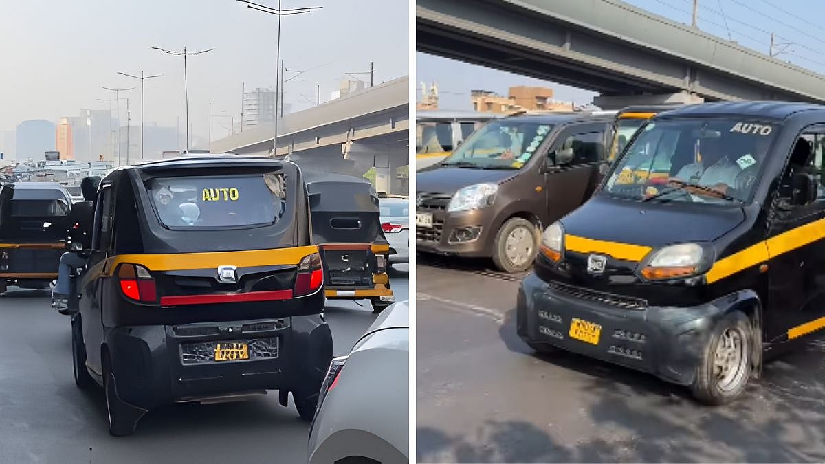 Mumbai Viral Video: Bajaj Qute Converted To Auto Spotted On WEH Leaves Netizens Asking, 'Will This Even Go To SoBo?' 