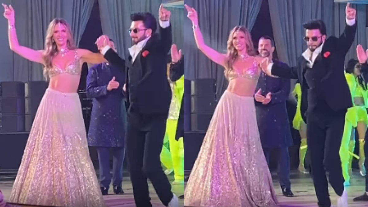 Netra Mantena-Vamsi Gadiraju Sangeet: Ranveer Singh Dances With Donald Trump Jr's Girlfriend Bettina Anderson In Udaipur—VIDEO 