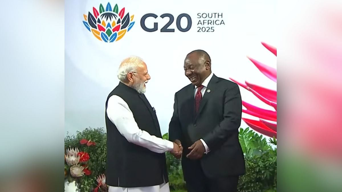 PM Modi Attends G20 Leaders' Summit In Johannesburg, Receives Warm Welcome From SA President Cyril Ramaphosa 