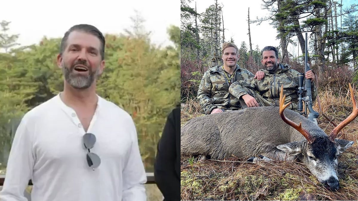 'Such Hypocrite': Donald Trump Jr. Faces Backlash After Praising Wildlife Conservation At Vantara; Netizens Point To His Past Wildlife 'Killings' 