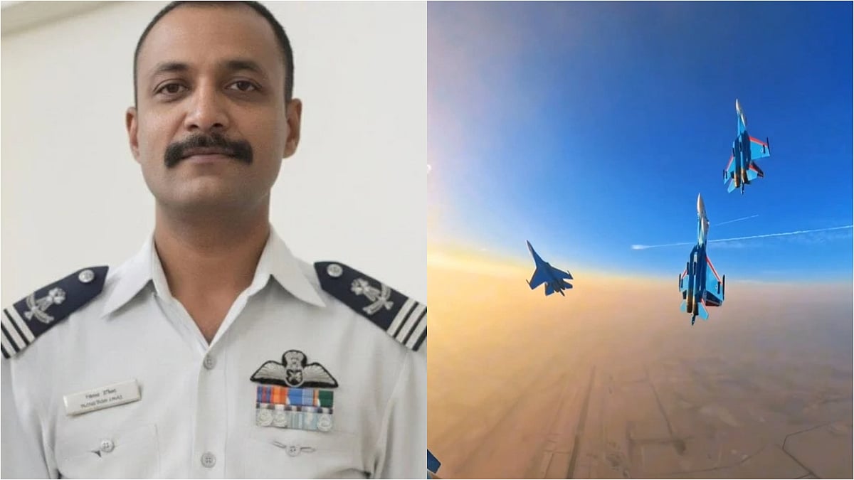 Russian Knights Aerobatic Team Honours Fallen IAF Wing Commander Namansh Syal At Dubai Airshow 2025 - VIDEO 