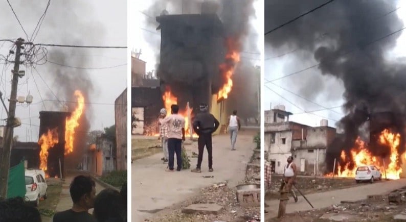 MP News: Gas Cylinder Explodes In House After Heater Catches Fire In Jabalpur, Car Parked Nearby...