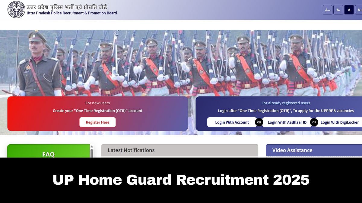 UP Home Guard Recruitment 2025: Registration Process Underway; Check Selection Process & Other Details Here 