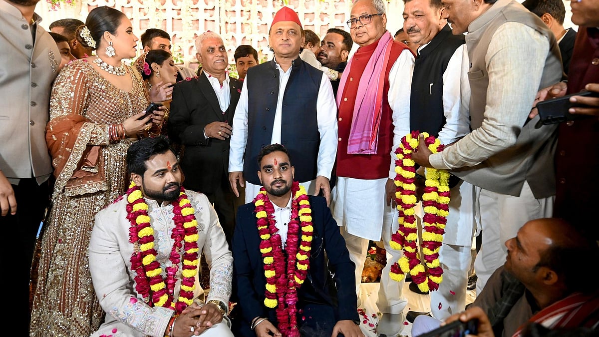 'Jija-Sala Baithe Hai': Akhilesh Yadav Trolled Over Wedding Ceremony Post