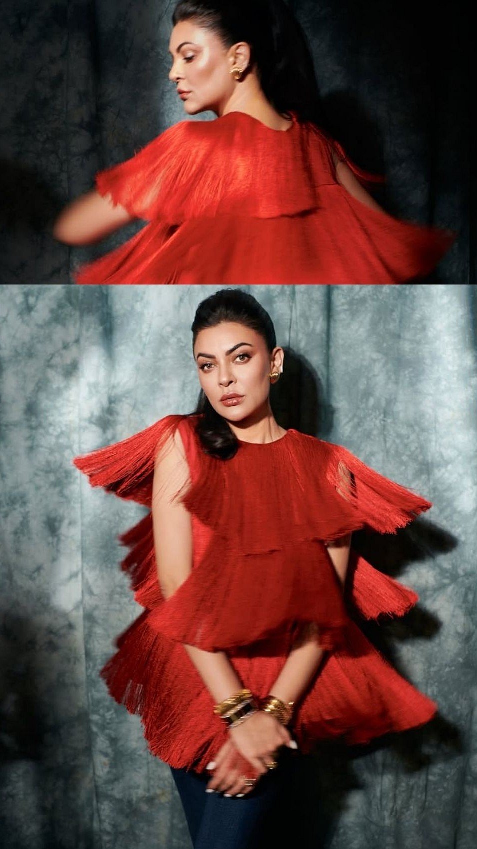 Sushmita Sen Turns 50 In A Layered Fringe Top: Fans Love Her Post Birthday Energy