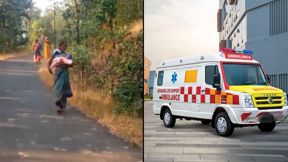Palghar Shocker: New Mother Forced To Walk 2KM With Infant After Ambulance Leaves Them Midway | Video 