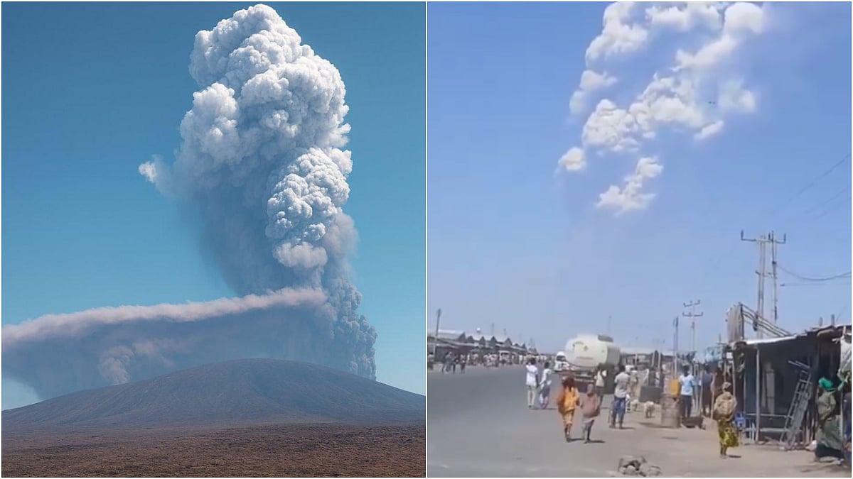 DGCA Issues Urgent Advisory As Volcanic Ash From Ethiopia’s Hayli Gubbi Eruption Moves Toward India 