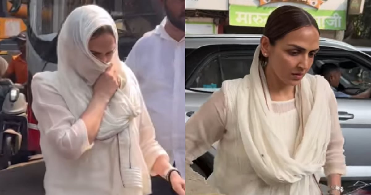 Dharmendra Funeral: Esha Deol Hides Face From Paps As She Arrives To Pay Last Respect At Mumbai Crematorium