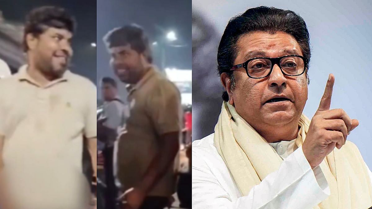 'Ye Gandhinagar Hai, Idhar Bhaiyalog Ka Chalega': Drunk Man Seen Abusing MNS Supremo Raj Thackeray In Thane | VIDEO 