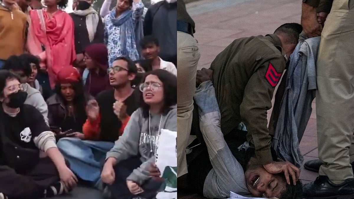 Delhi Air Quality Protest: 22 Arrested After Chilli Spray Attack On Police, Protesters Shout...