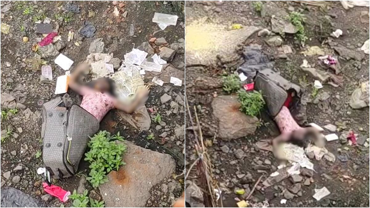 Thane Shocker: Young Woman’s Body Found Stuffed Inside Suitcase Under Desai Khadi Bridge On Kalyan–Shil Road; Police Launch Murder Probe | VIDEO 