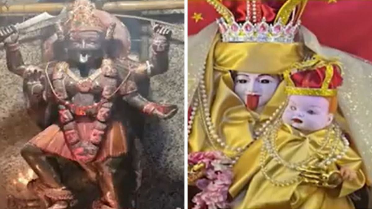 Mumbai Shocker: Kalimata Idol Dressed As 'Mother Mary' In Chembur After Priest Claims 'Goddess Appeared In Dream'; Held Following Outrage |