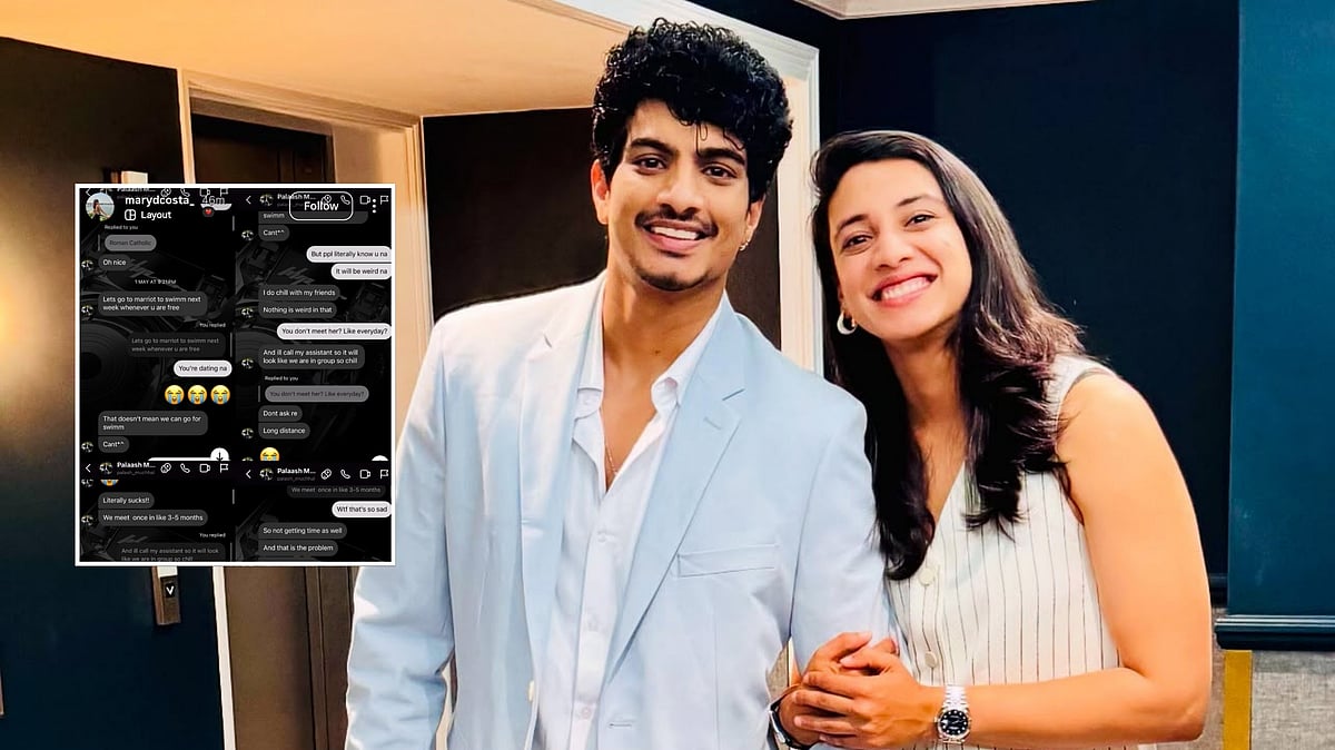 Did Palaash Muchhal Cheat On Smriti Mandhana? Woman Shares Screenshots Of Chat With Him After Family...