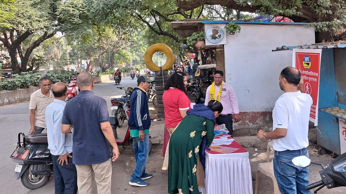 Pune VIDEO: After Woman Injured By Tempo Traveller, AAP Demands Safe Footpaths In Aundh-Bopodi Area